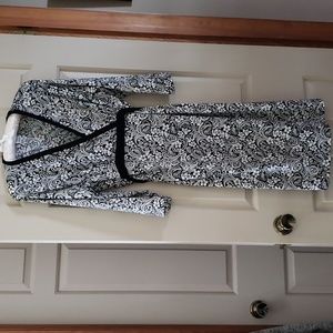 duo maternity tie waist dress